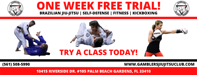 Gamblers Jiu-Jitsu & Kickboxing Club One Week Free Trial Offer!